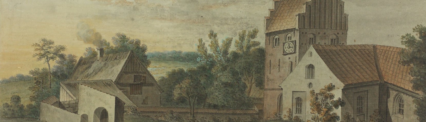 Søllerød Kirke ca. år 1800