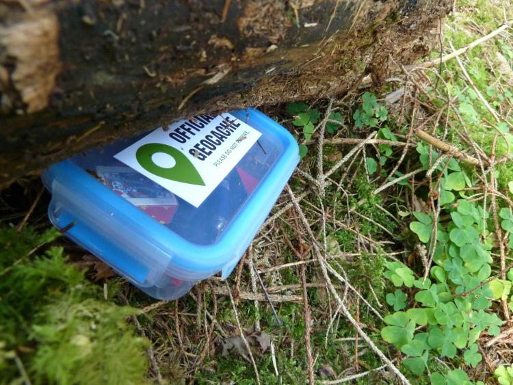 Geocaching skat