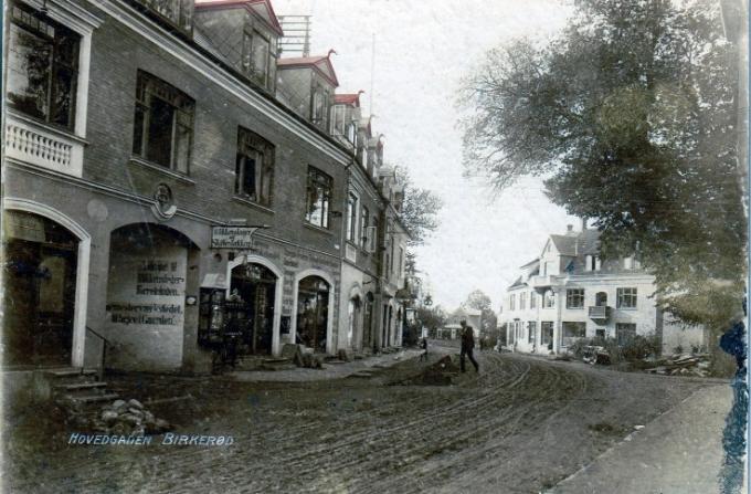 Birkerød Hovedgade ca. 1920