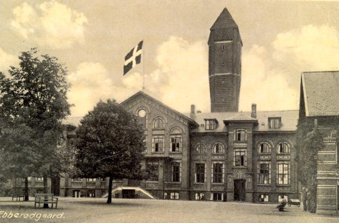 Hovedbygningen Ebberødgård. Postkort fra 1920'erne